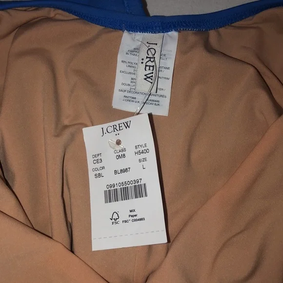 J.CREW FACTORY Scoopback one-piece swimsuit - Picture 7 of 8